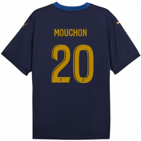 Kandiny Herren Noémie Mouchon #20 Marineblau Gold Auswärtstrikot Trikot 2024/25 T-Shirt