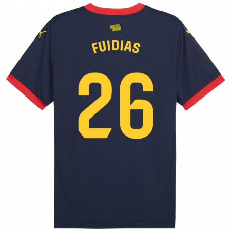 Kandiny Herren Toni Fuidias #26 Marinerot Auswärtstrikot Trikot 2024/25 T-Shirt