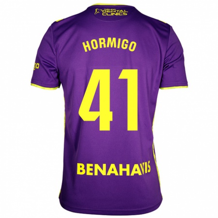 Kandiny Herren Cintia Hormigo #41 Lila Gelb Auswärtstrikot Trikot 2024/25 T-Shirt