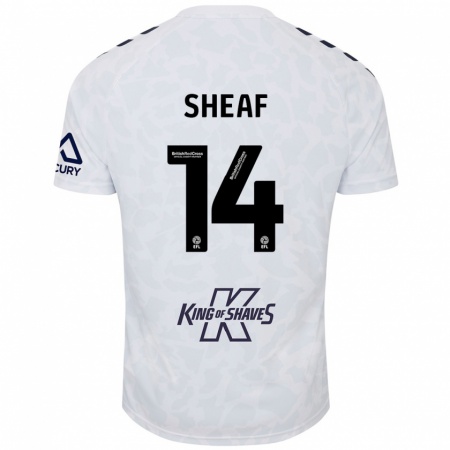 Kandiny Herren Ben Sheaf #14 Weiß Auswärtstrikot Trikot 2024/25 T-Shirt