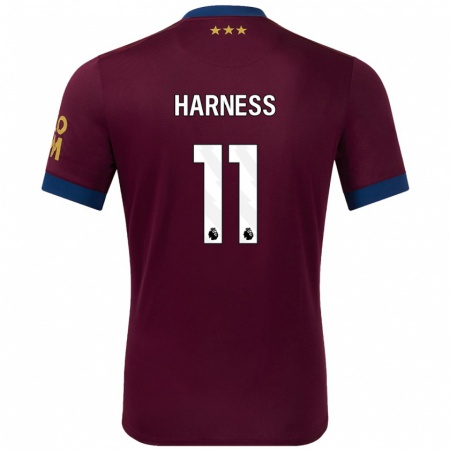 Kandiny Herren Marcus Harness #11 Braun Auswärtstrikot Trikot 2024/25 T-Shirt