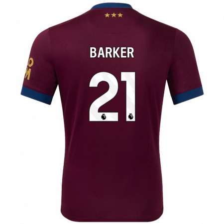 Kandiny Herren Maisy Barker #21 Braun Auswärtstrikot Trikot 2024/25 T-Shirt