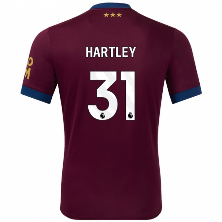 Kandiny Herren Laura Hartley #31 Braun Auswärtstrikot Trikot 2024/25 T-Shirt