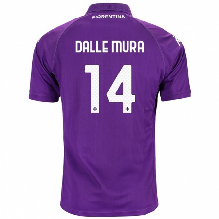 Kandiny Damen Christian Dalle Mura #14 Violett Heimtrikot Trikot 2024/25 T-Shirt