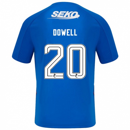 Kandiny Damen Kieran Dowell #20 Dunkelblau Heimtrikot Trikot 2024/25 T-Shirt