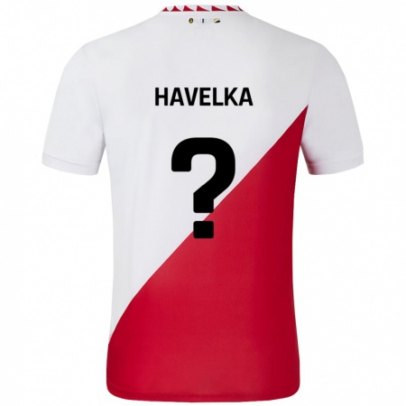 Kandiny Damen Matyas Havelka #0 Weiß Rot Heimtrikot Trikot 2024/25 T-Shirt