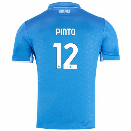 Kandiny Damen Ciro Pinto #12 Himmelblau Heimtrikot Trikot 2024/25 T-Shirt