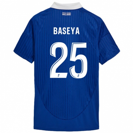 Kandiny Damen Steven Baseya #25 Blau Weiß Heimtrikot Trikot 2024/25 T-Shirt