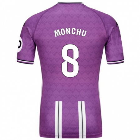 Kandiny Damen Monchu #8 Violett Weiß Heimtrikot Trikot 2024/25 T-Shirt