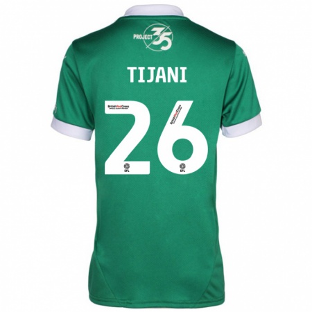 Kandiny Damen Muhamed Tijani #26 Grün Weiß Heimtrikot Trikot 2024/25 T-Shirt