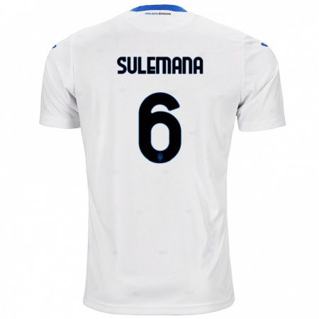 Kandiny Damen Ibrahim Sulemana #6 Weiß Auswärtstrikot Trikot 2024/25 T-Shirt