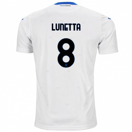 Kandiny Damen Gabriel Lunetta #8 Weiß Auswärtstrikot Trikot 2024/25 T-Shirt