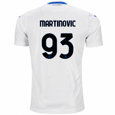 Kandiny Damen Melania Martinovic #93 Weiß Auswärtstrikot Trikot 2024/25 T-Shirt