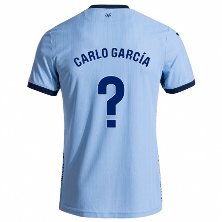 Kandiny Damen Carlo García #0 Himmelblau Auswärtstrikot Trikot 2024/25 T-Shirt