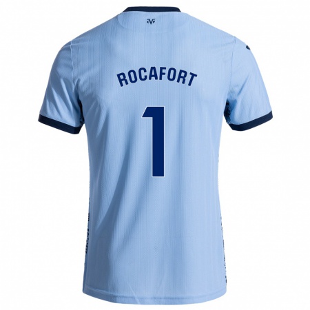 Kandiny Damen Rodrigo Rocafort #1 Himmelblau Auswärtstrikot Trikot 2024/25 T-Shirt