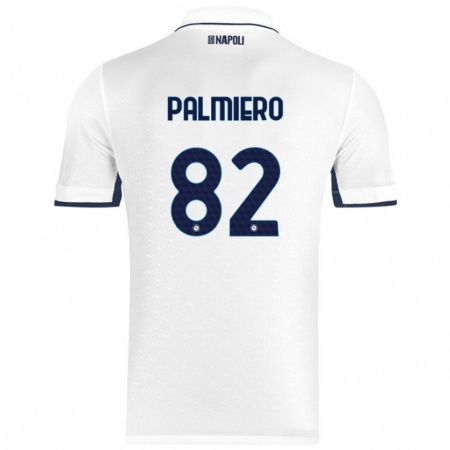 Kandiny Damen Luca Palmiero #82 Weiß Königsblau Auswärtstrikot Trikot 2024/25 T-Shirt