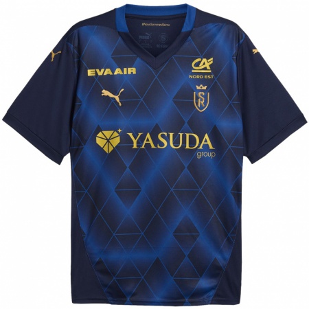 Kandiny Damen Mamadou Diakhon #67 Marineblau Gold Auswärtstrikot Trikot 2024/25 T-Shirt