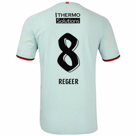 Kandiny Damen Youri Regeer #8 Hellgrün Auswärtstrikot Trikot 2024/25 T-Shirt