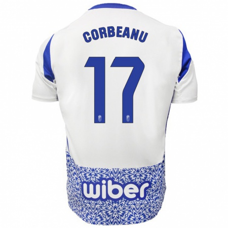 Kandiny Damen Theo Corbeanu #17 Weiß Blau Auswärtstrikot Trikot 2024/25 T-Shirt