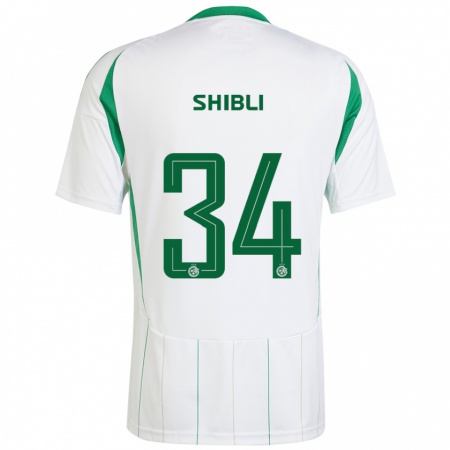 Kandiny Damen Hamza Shibli #34 Weiß Grün Auswärtstrikot Trikot 2024/25 T-Shirt