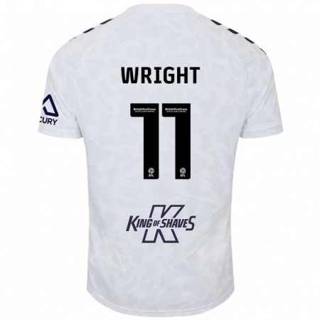 Kandiny Damen Haji Wright #11 Weiß Auswärtstrikot Trikot 2024/25 T-Shirt