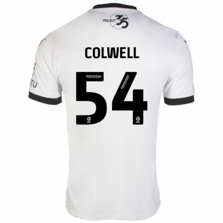 Kandiny Damen Lewis Colwell #54 Weiß Schwarz Auswärtstrikot Trikot 2024/25 T-Shirt