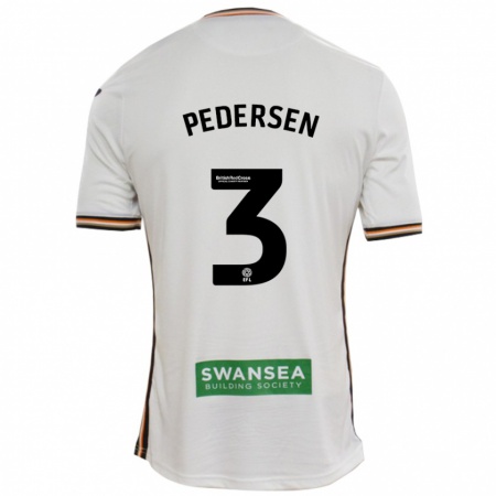 Kandiny Kinder Kristian Pedersen #3 Rot Weiß Heimtrikot Trikot 2024/25 T-Shirt