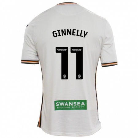 Kandiny Kinder Josh Ginnelly #11 Rot Weiß Heimtrikot Trikot 2024/25 T-Shirt