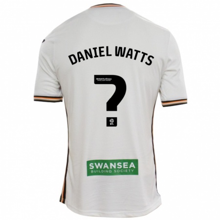 Kandiny Kinder Daniel Watts #0 Rot Weiß Heimtrikot Trikot 2024/25 T-Shirt