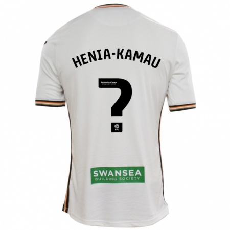 Kandiny Kinder Sammy Henia-Kamau #0 Rot Weiß Heimtrikot Trikot 2024/25 T-Shirt