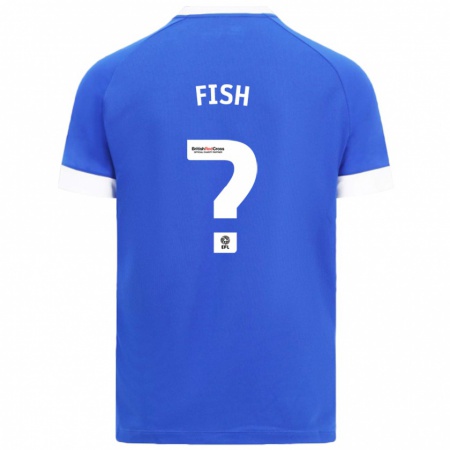 Kandiny Kinder Will Fish #0 Himmelblau Heimtrikot Trikot 2024/25 T-Shirt