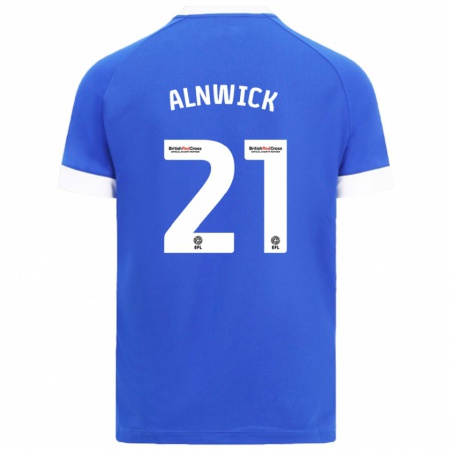 Kandiny Kinder Jak Alnwick #21 Himmelblau Heimtrikot Trikot 2024/25 T-Shirt