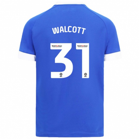 Kandiny Kinder Malachi Fagan-Walcott #31 Himmelblau Heimtrikot Trikot 2024/25 T-Shirt