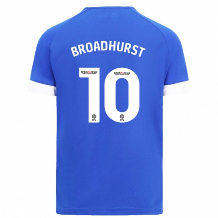 Kandiny Kinder Danielle Broadhurst #10 Himmelblau Heimtrikot Trikot 2024/25 T-Shirt