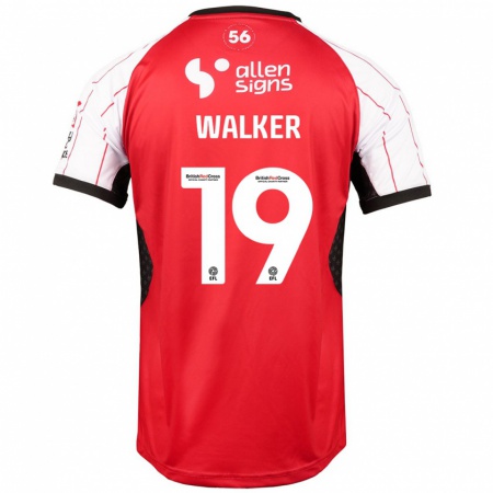 Kandiny Kinder Tyler Walker #19 Weiß Heimtrikot Trikot 2024/25 T-Shirt