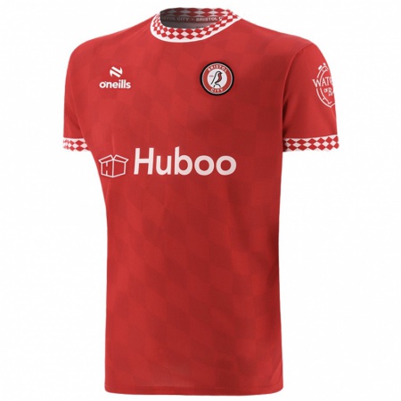 Kandiny Kinder Callum Hutton #0 Rot Heimtrikot Trikot 2024/25 T-Shirt