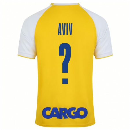 Kandiny Kinder Yoyo Aviv #0 Gelb Weiß Heimtrikot Trikot 2024/25 T-Shirt