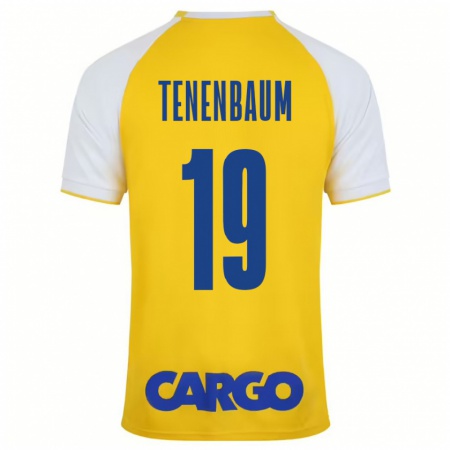 Kandiny Kinder Daniel Tenenbaum #19 Gelb Weiß Heimtrikot Trikot 2024/25 T-Shirt