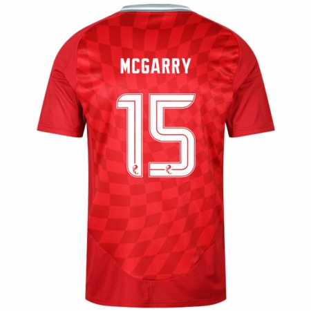 Kandiny Kinder James Mcgarry #15 Rot Heimtrikot Trikot 2024/25 T-Shirt