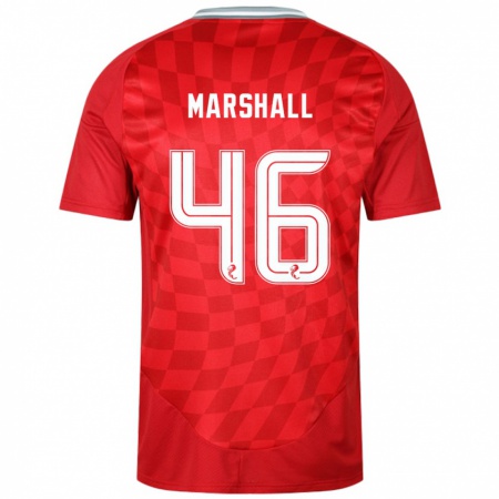 Kandiny Kinder Findlay Marshall #46 Rot Heimtrikot Trikot 2024/25 T-Shirt