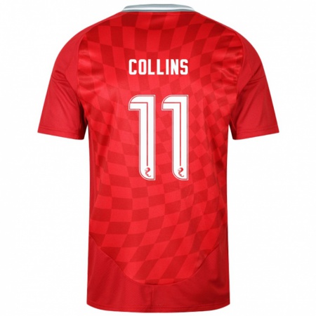 Kandiny Kinder Bailley Collins #11 Rot Heimtrikot Trikot 2024/25 T-Shirt