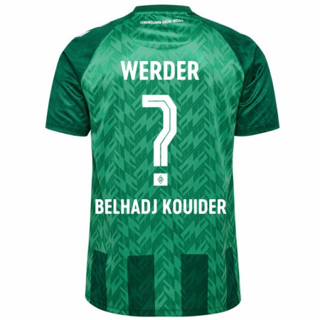 Kandiny Kinder Mahfoud Belhadj Kouider #0 Grün Heimtrikot Trikot 2024/25 T-Shirt