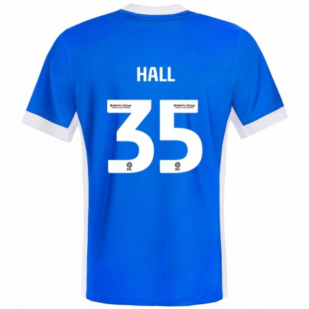 Kandiny Kinder George Hall #35 Blau Weiß Heimtrikot Trikot 2024/25 T-Shirt