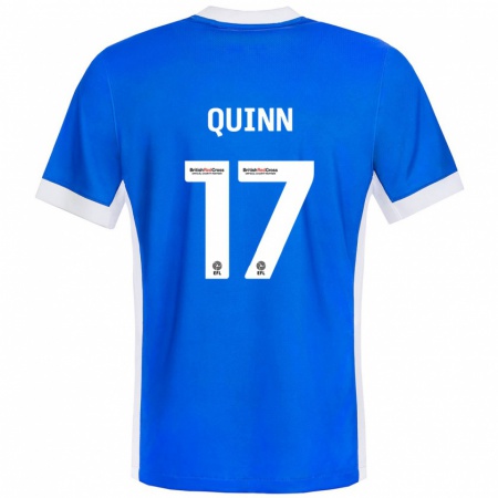 Kandiny Kinder Lucy Quinn #17 Blau Weiß Heimtrikot Trikot 2024/25 T-Shirt