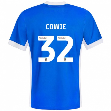 Kandiny Kinder Abbie Cowie #32 Blau Weiß Heimtrikot Trikot 2024/25 T-Shirt