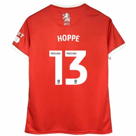 Kandiny Kinder Matthew Hoppe #13 Rot Weiß Heimtrikot Trikot 2024/25 T-Shirt