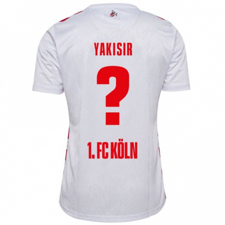 Kandiny Kinder Emir-Ahmet Yakisir #0 Weiß Rot Heimtrikot Trikot 2024/25 T-Shirt