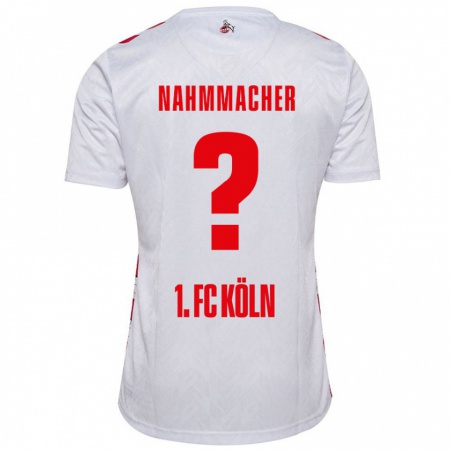 Kandiny Kinder Emil Nahmmacher #0 Weiß Rot Heimtrikot Trikot 2024/25 T-Shirt