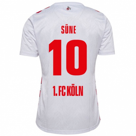 Kandiny Kinder Arda Süne #10 Weiß Rot Heimtrikot Trikot 2024/25 T-Shirt