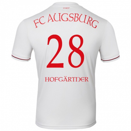 Kandiny Kinder Hendrik Hofgärtner #28 Weiß Heimtrikot Trikot 2024/25 T-Shirt